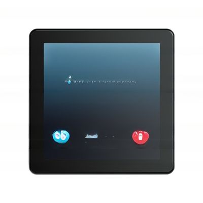 現代のデザインスタイル 4.0 インチ モッドバス プログラム可能なタッチスクリーン カラー LCD 大扇風機コイル 温度計