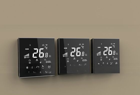 16A RS485 Modbus タッチスクリーン WIFI スマートサーモスタット 電気床暖房