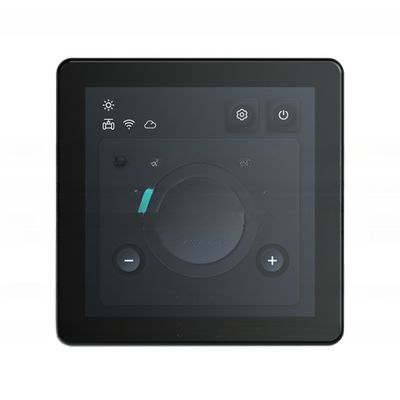 DCブラシレス扇風機コイルユニット カラースクリーン 触覚操作付き プログラム可能な温度調節器