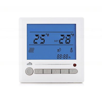 外部センサーと温度範囲5~35Cのデジタル床暖房サーモスタット