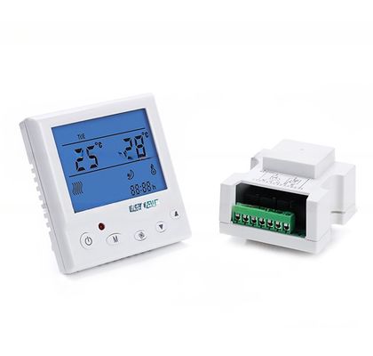 Modbus プログラム可能なデジタル・チラー 水 スマートコントローラー ファンコイル液晶温度調節器