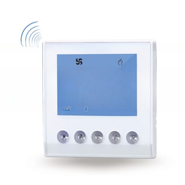 24VAC/110VAC/220VAC プログラム可能 Wifi LCD ディスプレイ 床暖房室の下温度調節器 互換性
